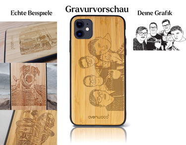 INDIVIDUELL iPhone 11 Bambus-Kunststoff